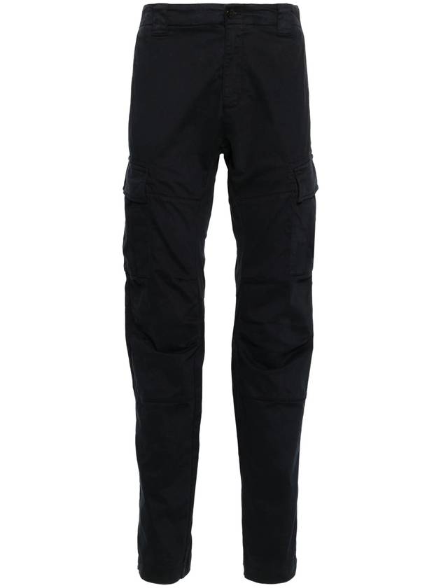 Stretch Sateen Ergonomic Lens Double Cargo Straight Pants Navy - CP COMPANY - BALAAN 2