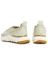 Leather Cordura Nylon Low Top Sneakers Cream - BUTTERO - BALAAN 7