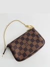 Damier Ebene Canvas Mini Pochette Accessois Shoulder Bag Brown - LOUIS VUITTON - BALAAN 5