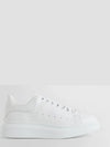 Oversized Leather Tab Low Top Sneakers White - ALEXANDER MCQUEEN - BALAAN 6