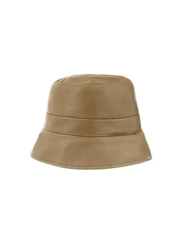 Women s Logo Point Reversible Bucket Hat Dark Beige 271091 - GIORGIO ARMANI - BALAAN 1