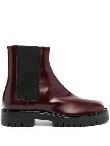 Tabi County Chelsea Boots Burgundy - MAISON MARGIELA - BALAAN 1