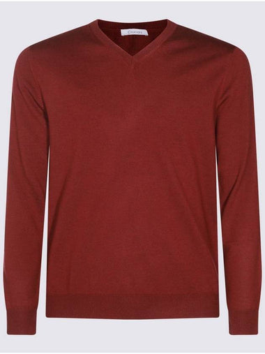 Cruciani Red Wool Knitwear - CRUCIANI - BALAAN 1