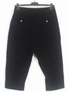 Cropped Drawstring Straight Pants Black - RICK OWENS - BALAAN 3