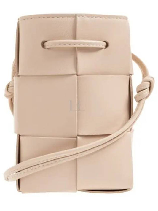 Intrecciato Cassette Small Bucket Bag Pink - BOTTEGA VENETA - BALAAN 2