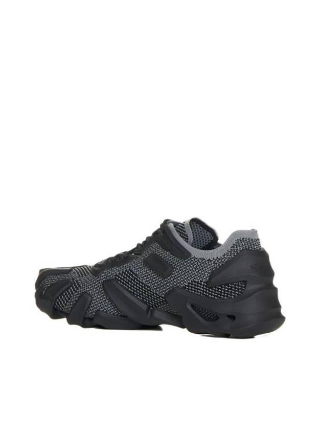 Flex Technical Knit Lace Up Low Top Sneakers Light Graphite - BOTTEGA VENETA - BALAAN 4