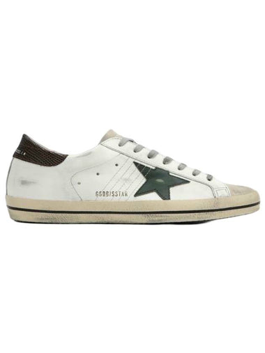 Superstar Brown Tab Low Top Sneakers White - GOLDEN GOOSE - BALAAN 1