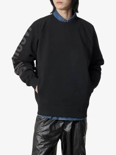 Le Typo Logo Print Cotton Sweatshirt Black - JACQUEMUS - BALAAN 2