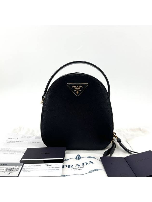 Odette Saffiano Mini Backpack 1bz047 - PRADA - BALAAN 1