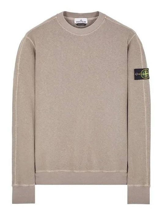 Garment Dyed Malfile Crewneck Sweatshirt Grey - STONE ISLAND - BALAAN 2