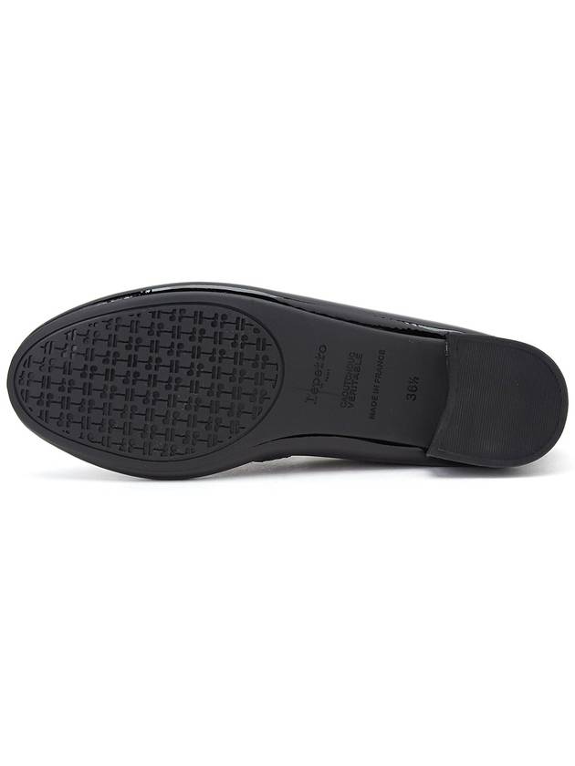 Women's Michael Patterned Leather Loafers Black - REPETTO - BALAAN 8