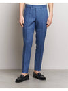 Grant Super Linen Straight Pants Chambray Blue - J.LINDEBERG - BALAAN 3