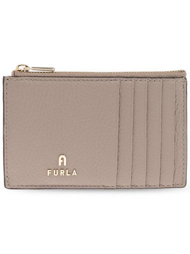 Furla Card Holder Camelia, Women's, Beige - FURLA - BALAAN 1