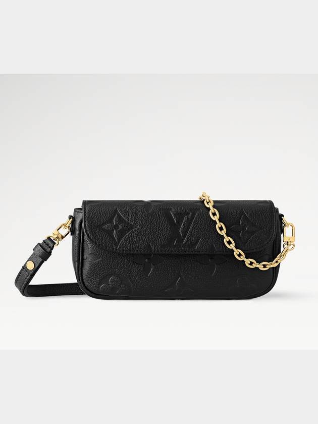 Women s Wallet on Chain Ivy Logo Leather Cross Bag Black 82154 - LOUIS VUITTON - BALAAN 2