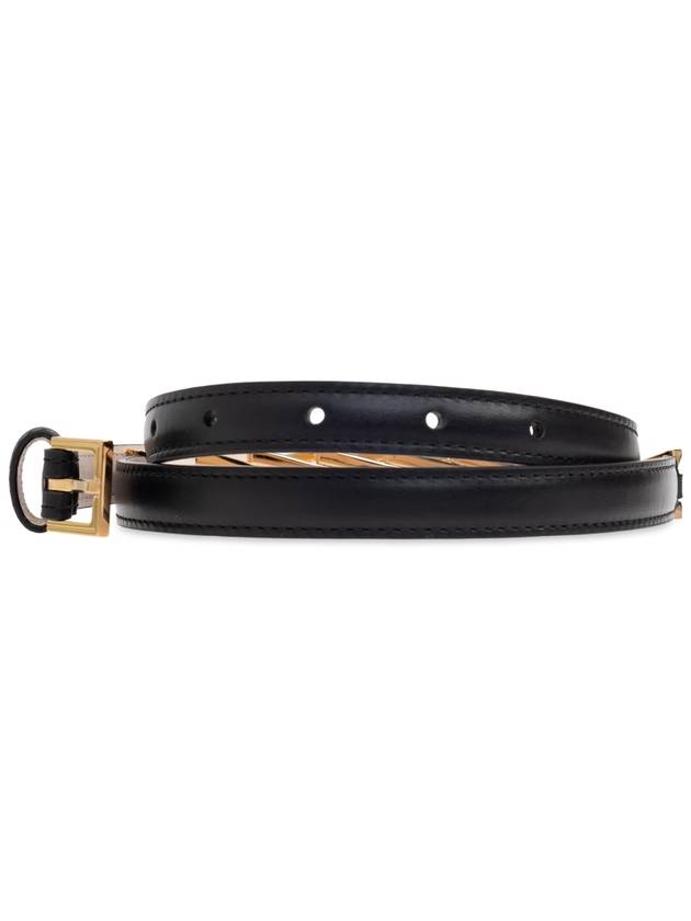 Versace Leather Belt, Women's, Black - VERSACE - BALAAN 3