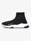 Speed Trainer High Top Sneakers Black - BALENCIAGA - BALAAN 2