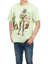 Men s Short Sleeve T Shirt HOLLYWOOD ESW LIME M - WILD DONKEY - BALAAN 4