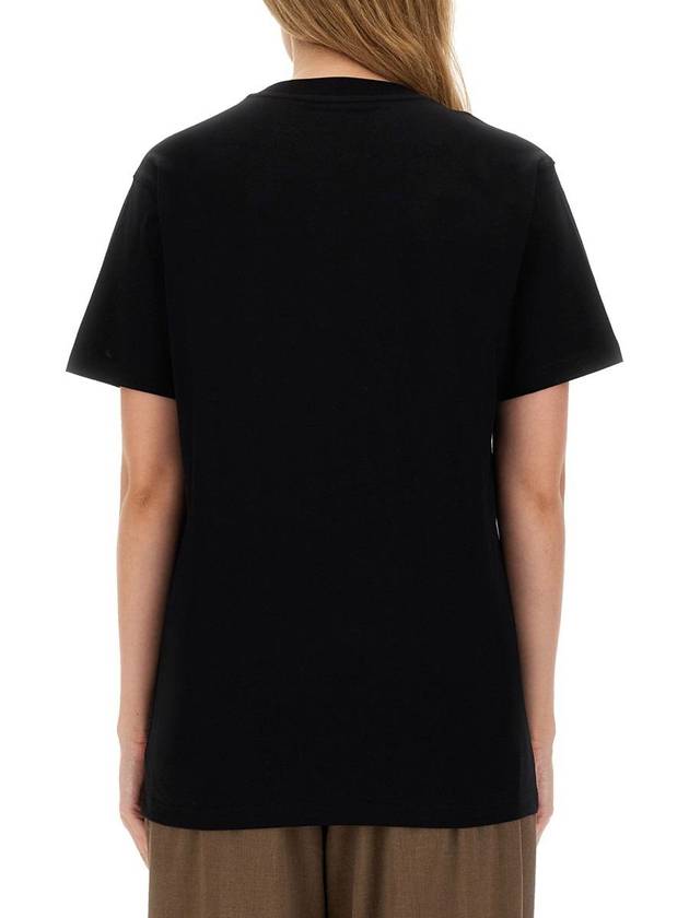 Short Sleeve TShirt Black - MOSCHINO - BALAAN 4