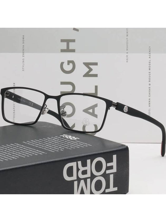 Glasses frame ML5163H 002 square metal frame - MONCLER - BALAAN 2