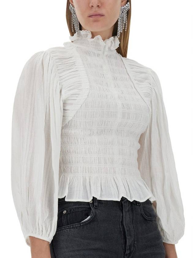 Blouse Shirt HT0222FAA3J09E 20WH WHITE - ISABEL MARANT ETOILE - BALAAN 5