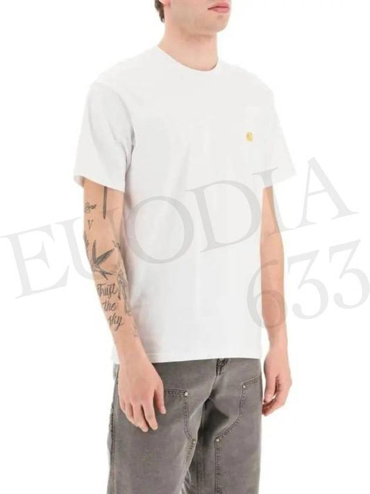 Men s WIP Short Sleeve Chase T Shirt White I02639100R XX - CARHARTT - BALAAN 2