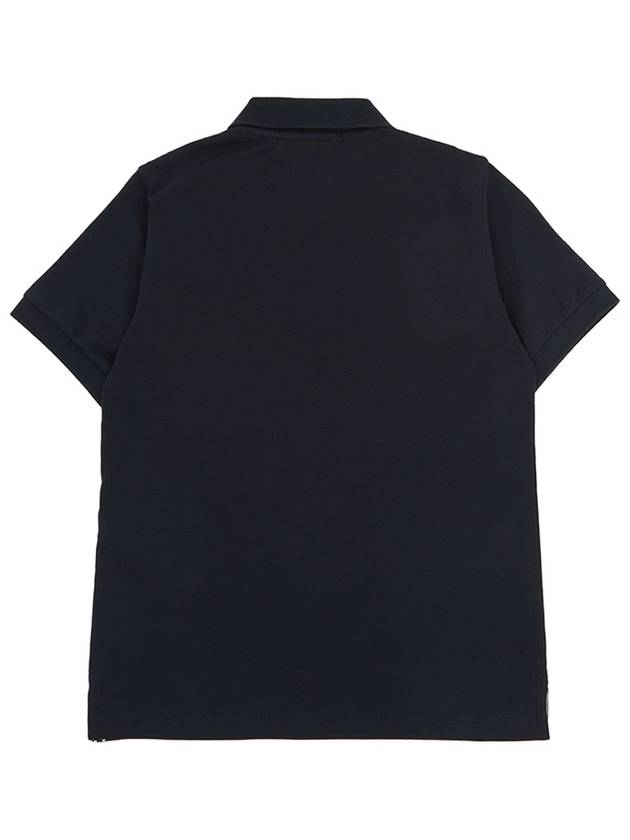 Kids Stretch Cotton Polo Polo Shirt Navy - STONE ISLAND - BALAAN 3