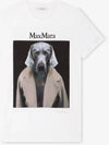 WOMEN S PRINTED COTTON T SHIRT 21946071600015 - MAX MARA - BALAAN 3