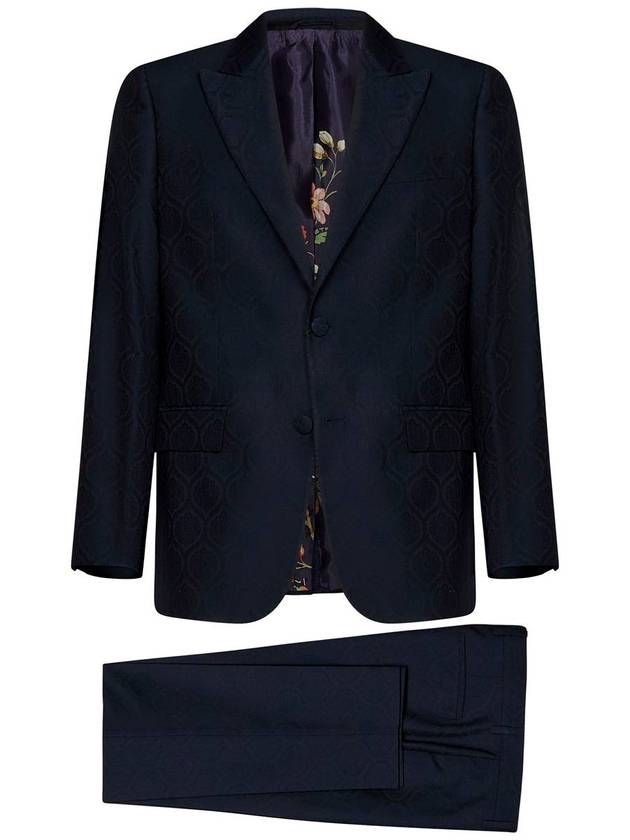 Etro Single-Breasted Jacquard Blazer - ETRO - BALAAN 3