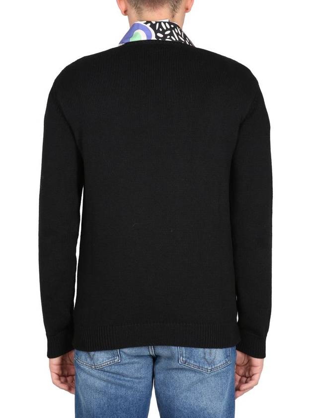 Sweater 09262003 0555 BLACK - MOSCHINO - BALAAN 4