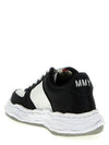 Wayne OG Sole Leather Low Top Sneakers Black White - MAISON MIHARA YASUHIRO - BALAAN 4