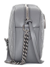 GG Marmont Matelasse Small Shoulder Bag Grey - GUCCI - BALAAN 4