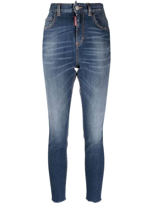 SS Denim High Waist Twiggy S72LB0580S30805470 - DSQUARED2 - BALAAN 2