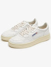 Medalist Leather Low Top Sneakers White - AUTRY - BALAAN 3