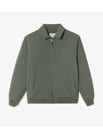 Men s collar type padded aviation jumper khaki - LACOSTE - BALAAN 1