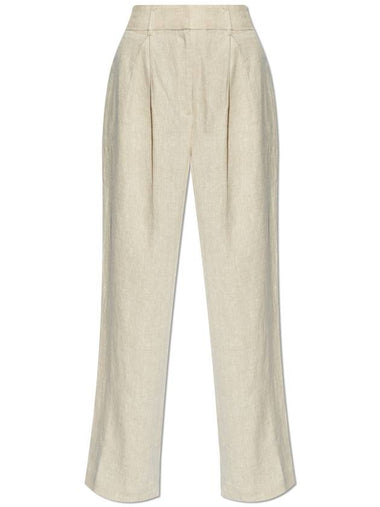 Posse Linen Trousers 'Presley', Women's, Beige - POSSE - BALAAN 1