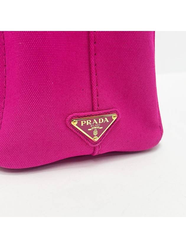 Hot pink Canapa canvas tote bag cross two way 4VPRB32420 - PRADA - BALAAN 3