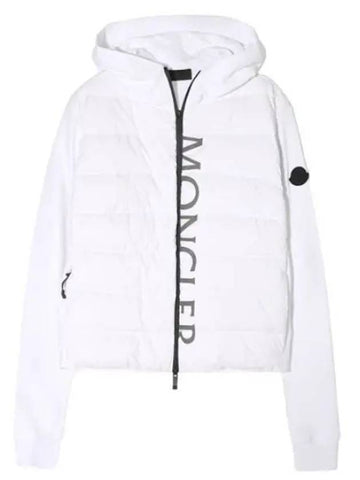 Padded zip up hoodie women s jumper - MONCLER - BALAAN 1