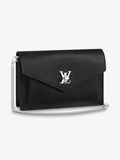 Mylockme Chain Shoulder Bag Black - LOUIS VUITTON - BALAAN 2