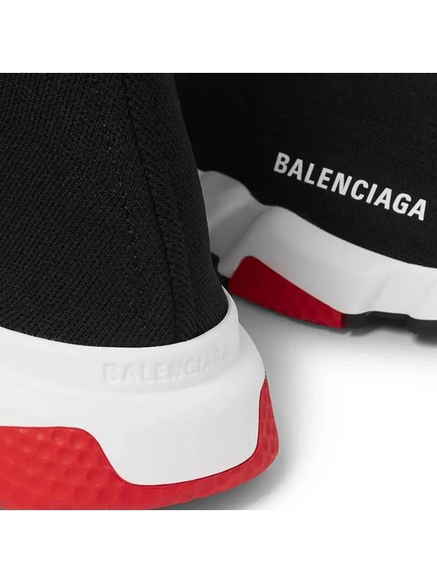 Speed ​​Runner High Top Sneakers Red Black - BALENCIAGA - BALAAN 5