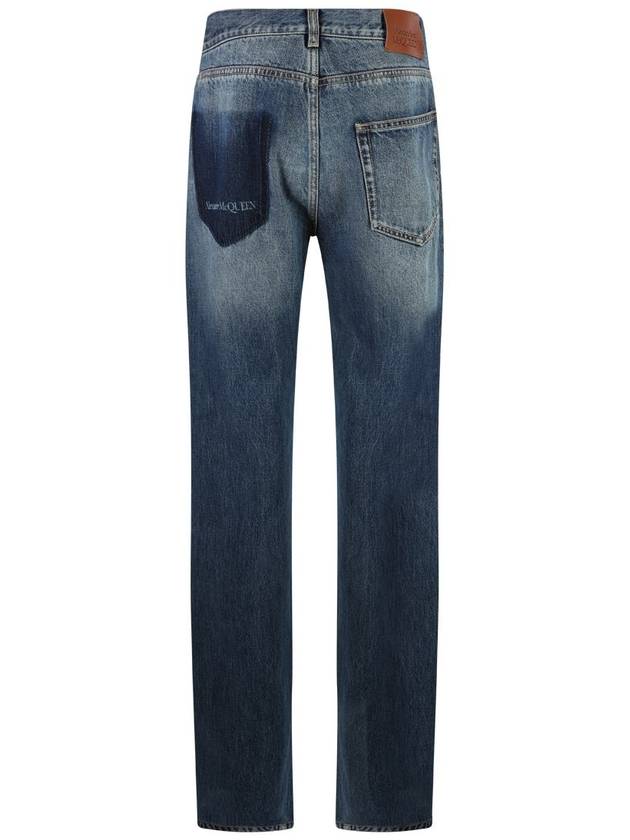 Denim Straight Pants 794082QYAA54211 - ALEXANDER MCQUEEN - BALAAN 5