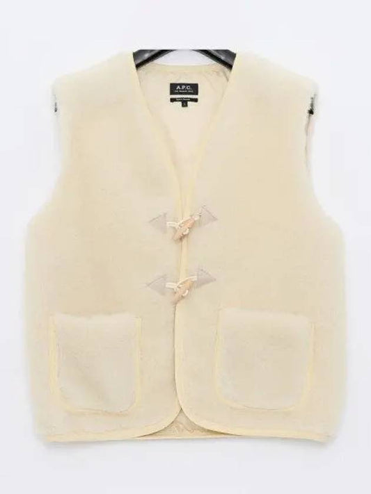 Jules Jacket Vest Ecru - A.P.C. - BALAAN 2