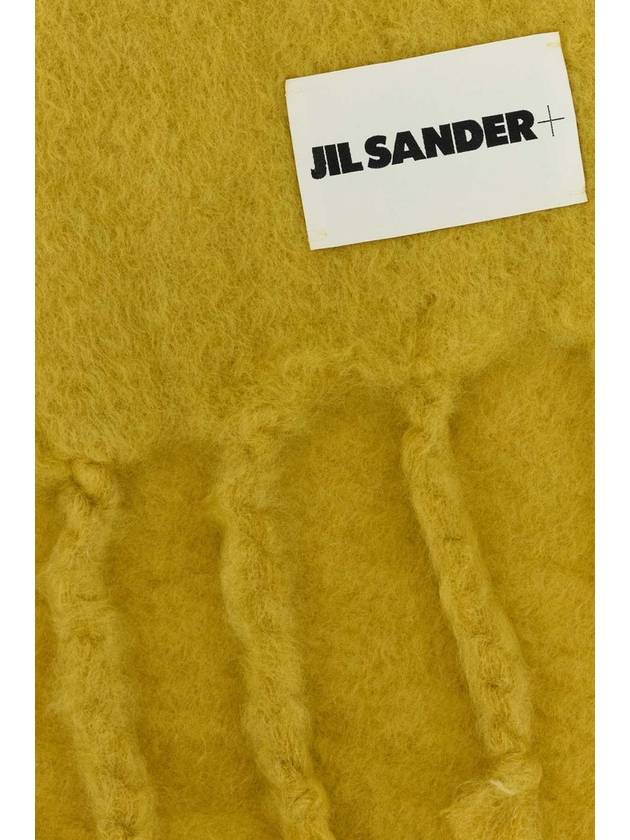 Logo Label Plain Muffler Yellow - JIL SANDER - BALAAN 3