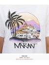 Zewel Print Cotton Short Sleeve T-Shirt White - ISABEL MARANT - BALAAN 11