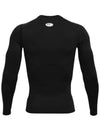 Men's Heat Gear Compression Long Sleeve T-Shirt Black - UNDER ARMOUR - BALAAN 3