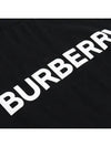 logo short sleeve t-shirt black - BURBERRY - BALAAN 5