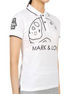 Golf New Skull Selen MLW 3A AP01 WHITE Women s Collar Short Sleeve T Shirt Regular Fit - MARK & LONA - BALAAN 4