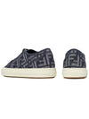 Domino FF Morty Denim Low Top Sneakers Blue - FENDI - BALAAN 7