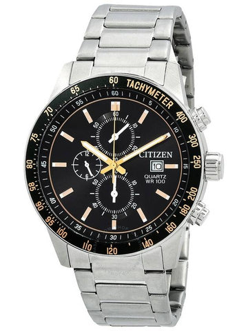 Citizen Chronograph Quartz Black Dial Men's Watch AN3681-57E - CITIZEN - BALAAN 1