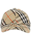 Vintage Check Base Ball Cap Beige - BURBERRY - BALAAN 3