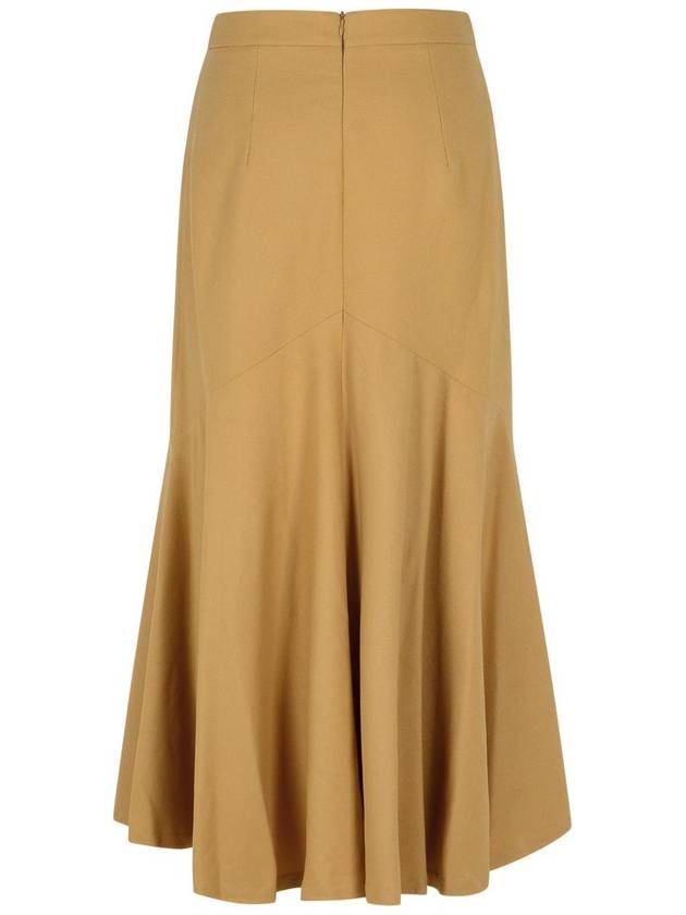 Patou Beige Wool Blend Skirt - PATOU - BALAAN 3